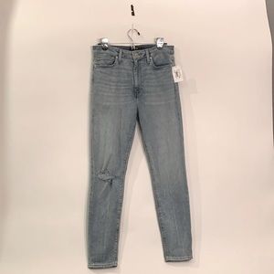 Hudson Jeans Barbra ripped skinny ankle baby face size 30